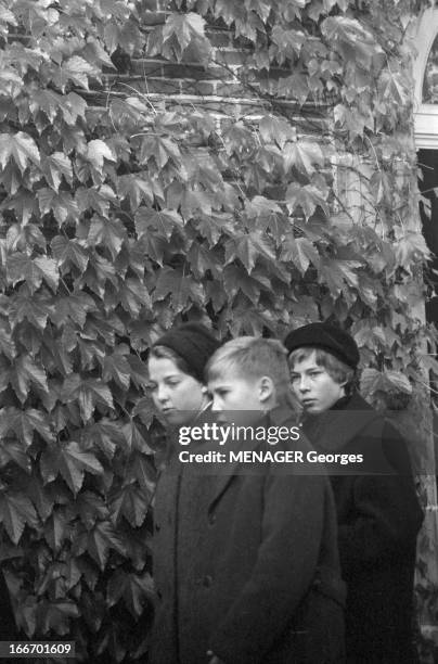 Funeral Of Francois D'Orleans. 17 octobre 1960, les obsèques de François D'ORLEANS, fils d'Henri d'Orléans, décédé le 11 octobre 1960 en Algérie....