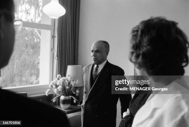 Habib Bourguiba, President Of The Republic Of Tunisia, In Switzerland. Suisse, 11 Février 1961 le président de la république de Tunisie Habib...