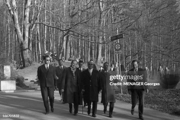 Habib Bourguiba, President Of The Republic Of Tunisia, In Switzerland. Suisse, 11 Février 1961 le président de la république de Tunisie Habib...