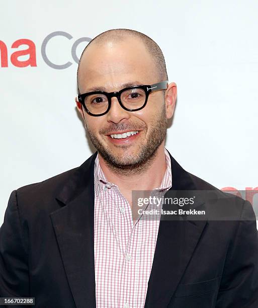 Producer Damon Lindelof arrives at a Paramount Pictures presentation to promote his upcoming film, "Star Trek Into Darkness" during CinemaCon at...