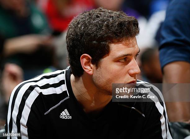 Jimmer Fredette of the Sacramento Kings against the Atlanta Hawks at Philips Arena on February 22, 2013 in Atlanta, Georgia. NOTE TO USER: User...