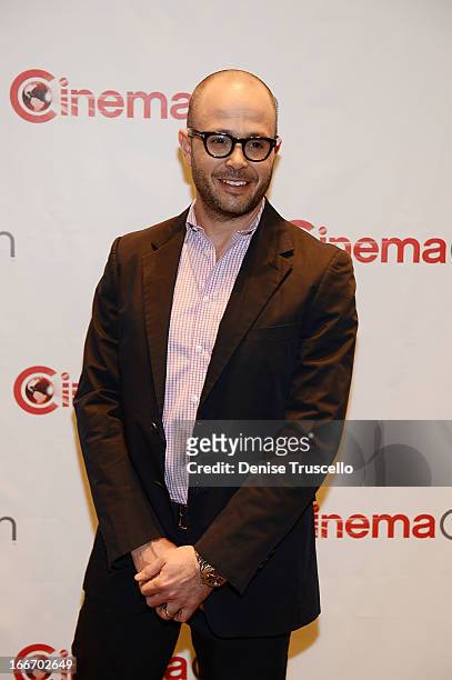 Damon Lindelof arrives at CinemaCon 2013 Paramount opening night party and presentation at Caesars Palace on April 15, 2013 in Las Vegas, Nevada.