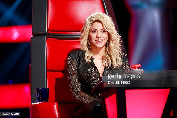 Blind Auditions" -- Pictured: Shakira --