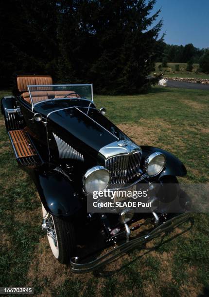 The Duesenberg Model Cabriolet 'J'. Aux Etats-Unis, en septembre 1966, le cabriolet DUSENBERG modèle 'J', une voiture de collection.