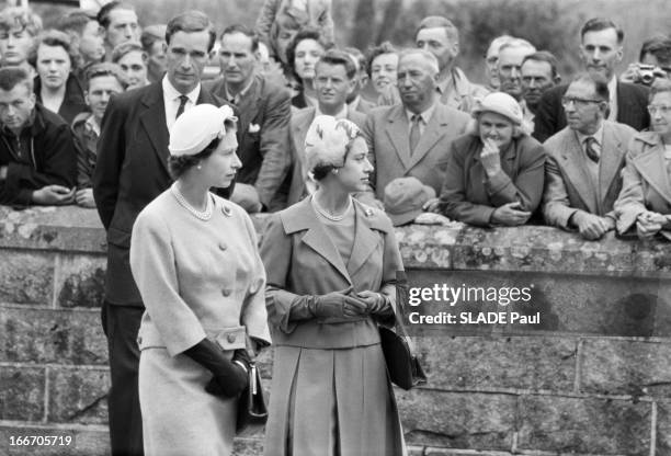 President Dwight Eisenhower At The Balmoral Castle. Ecosse, le 18 Août 1959, lors de la visite officielle du président américain Dwight David...