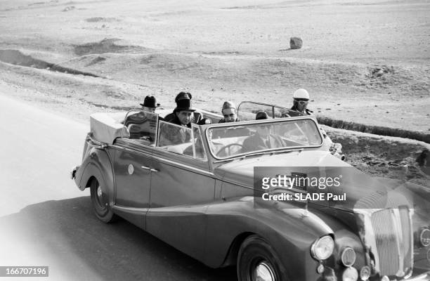 The President Of The United States Dwight David Eisenhower In Afghanistan. En decembre 1959, à l'occasion d'un voyage officiel en Afghanistan, le...