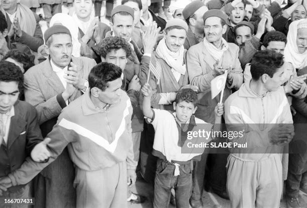 The President Of The United States, Dwight David Eisenhower In Tunisia. En decembre1959, à l'occasion d'un voyage officiel en Tunisie du président...