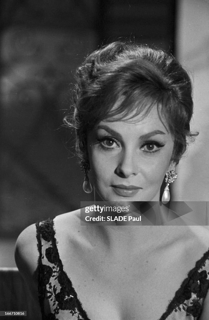 Close-Up Of Gina Lollobrigida In Canada