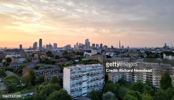 london housing - tower hamlets foto e immagini stock