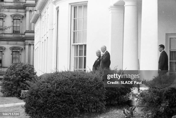 Official Visit Of Nikita Khrushchev To The United States. Etats-Unis, Washington, 1er octobre 1959, visite officielle de Nikita KHROUCHTCHEV,...