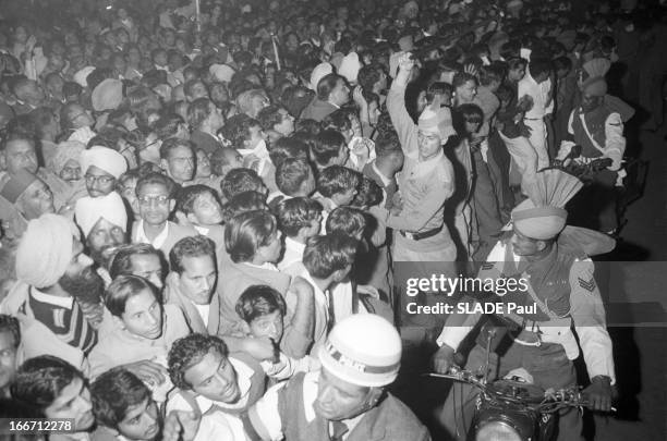 Official Visit Of President Dwight D. Eisenhower To India. En Inde, en décembre 1959, à l'occasion d'un voyage officiel en Inde, le président des...