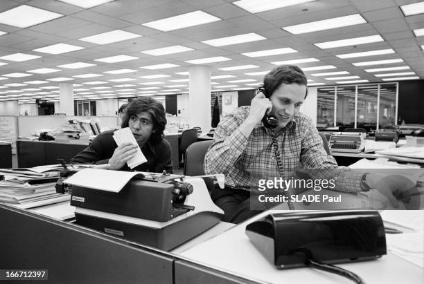 Watergate, Carl Bernstein And Bob Woodward, The Washington Post Journalists.