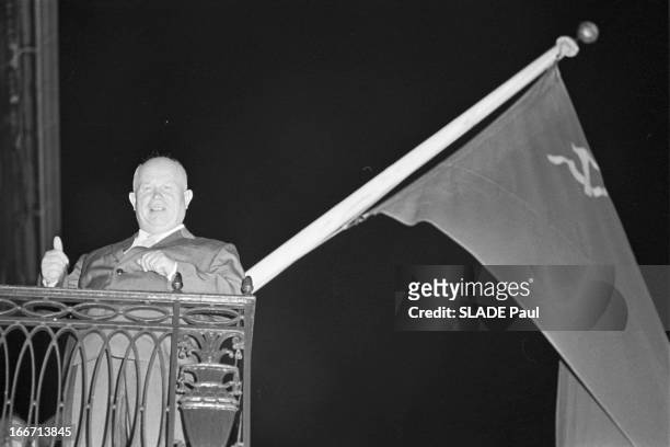 Official Visit Of Nikita Khrushchev To New York. Etats-Unis, New York, 18 septembre 1960, visite officielle de Nikita KHROUCHTCHEV, président du...