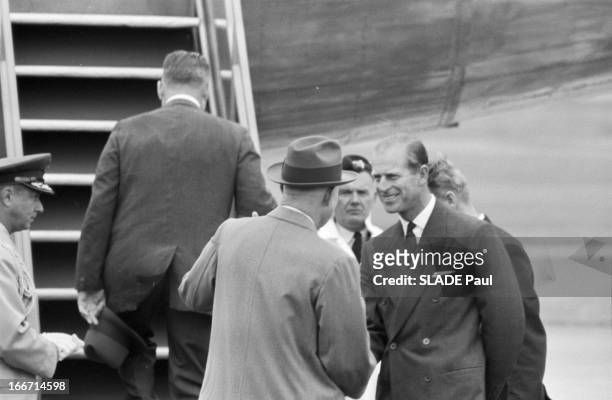 The President Of The United States, Dwight David Eisenhower In Official Visit To London. En aout 1959, dans le cadre d'une visite officielle en...