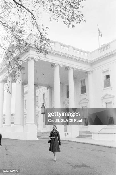 Rendezvous With Pamela Turnure Press Agent Of Jackie Kennedy. En avril 1961, aux Etats-Unis, à Washington, Pamela TURNURE, attachée de presse de...