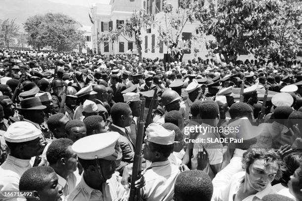 Funeral Of President Francois Duvalier, Port At The Prince, Haiti.