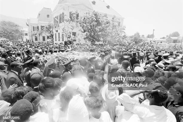 Funeral Of President Francois Duvalier, Port At The Prince, Haiti.