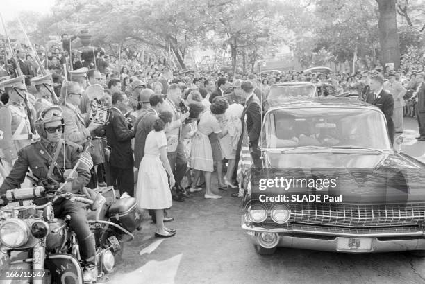 Travel Of John Fitzgerald Kennedy In Latin America. En décembre 1961, à l'occasion d'un voyage officiel en Amérique latine, du président des Etats...