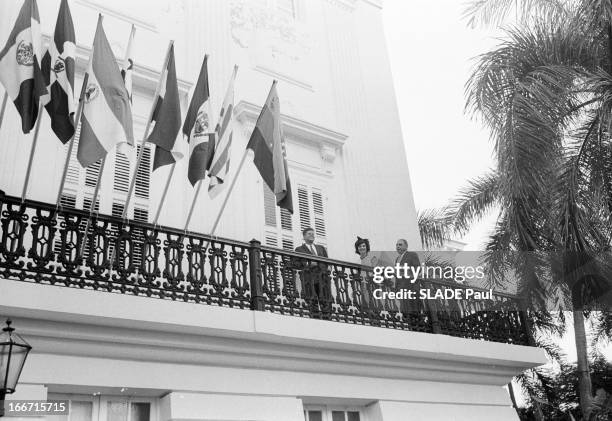 Travel Of John Fitzgerald Kennedy In Latin America. En décembre 1961, à l'occasion d'un voyage officiel en Amérique latine, le président des Etats...