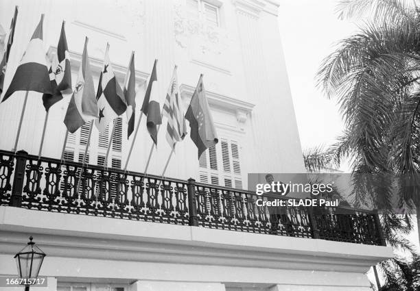 Travel Of John Fitzgerald Kennedy In Latin America. En décembre 1961, à l'occasion d'un voyage officiel en Amérique latine, le président des Etats...