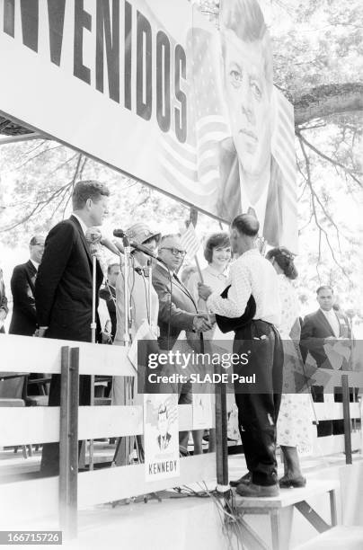 Travel Of John Fitzgerald Kennedy In Latin America. En décembre 1961, à l'occasion d'un voyage officiel en Amérique latine, le président des Etats...