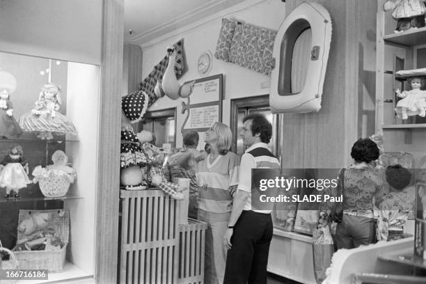 Franz Beckenbauer And His Wife Brigitte In New York.