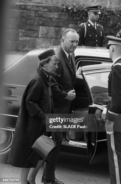 Funeral Of Dwight D. Eisenhower, Washington Dc. Aux Etats-Unis, à Washington, le 31 mars 1969, lors des obsèques du Général et Président, Dwight...