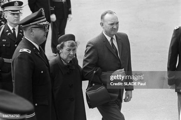 Funeral Of Dwight D. Eisenhower, Washington Dc. Aux Etats-Unis, à Washington, le 31 mars 1969, lors des obsèques du Général et Président, Dwight...