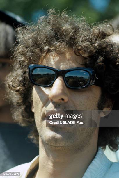 Portrait Of Abbie Hoffman. Aux Etats-Unis, en 1968, portrait de Abbie HOFFMAN, activiste de gauche, anarchiste, leader de manifestation, hippie,...