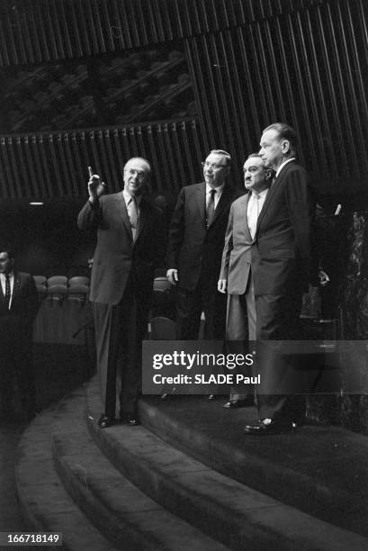 Anastase Mikoyan, Deputy Prime Minister Of The Ussr At Un. Etats Unis, à New York le 15 janvier 1959, le Vice Premier Ministre de l'Union Soviétique,...