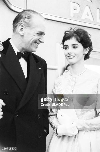 First Of The Film The Diary Of Anne Frank By George Stevens In New York. Le 20 mars 1959, aux Etat Unis, à Broadway, à l'occasion de la première du...
