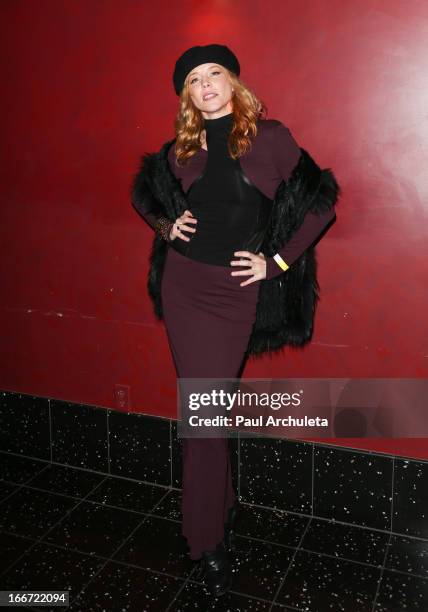 Actress Kristen Dalton attends the screening of "Sexy Evil Genius" at the ArcLight Cinemas on April 15, 2013 in Hollywood, California.