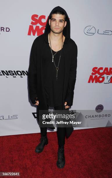 Josh LeCash arrives at the 'Scary Movie V' - Los Angeles Premiere at ArcLight Cinemas Cinerama Dome on April 11, 2013 in Hollywood, California.
