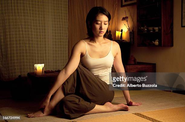 Actress Taffi Chang, an advanced yoga student, has dedicated two and a half years practicing yoga on a daily basis. Still working on improving her...