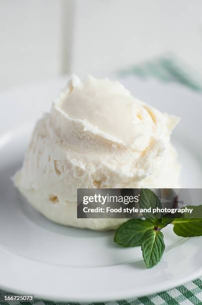 homemade ricotta - ricotta cheese stock pictures, royalty-free photos & images