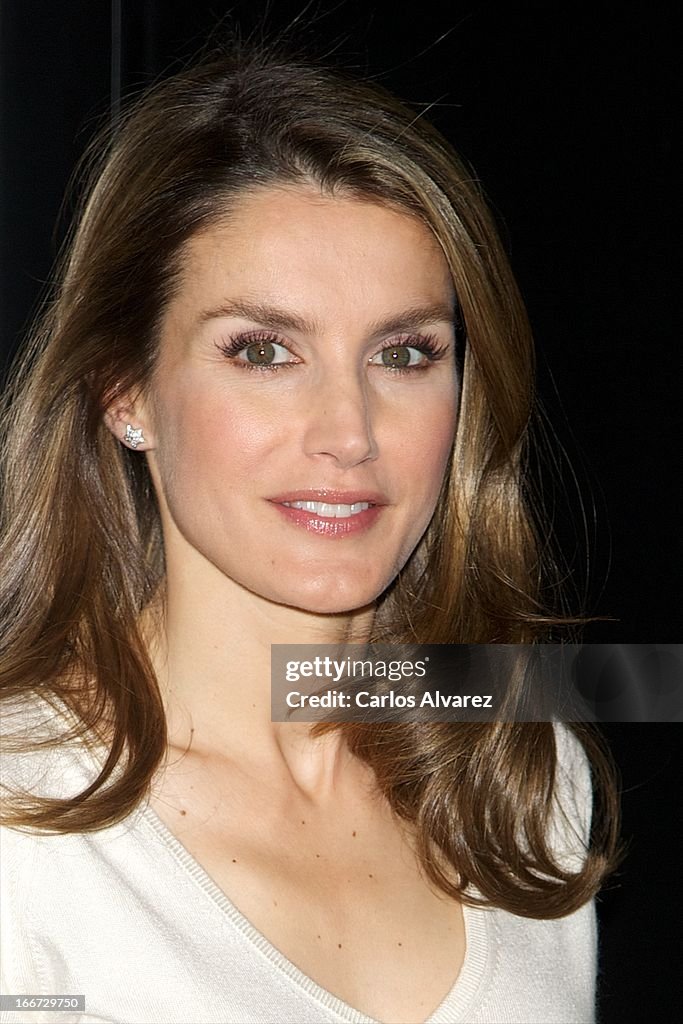 Princess Letizia of Spain attends the launch of 