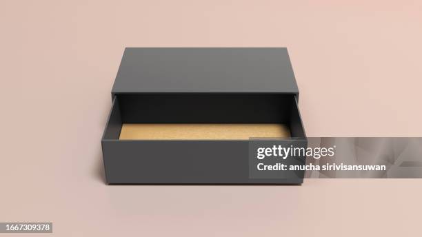 empty cardboard box on pink background - lid stock pictures, royalty-free photos & images