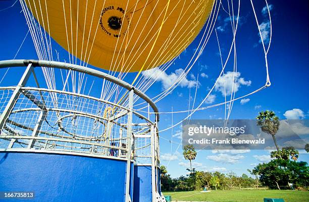 Angkor Wat, the balloon is the way, to look down on it.