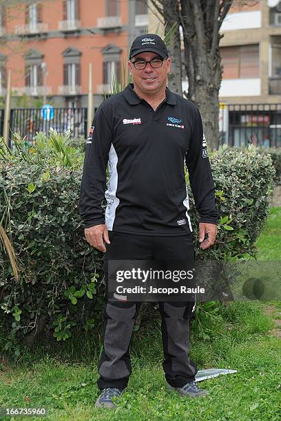 The skipper of Team China Mitch Booth attends the Skippers Press Conference - City of Naples - America's Cup World Series on April 16, 2013 in...