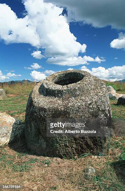 Archeological site of Thong Hai Hin, where about 250 large jars weighing more then 600 Kilos were laid centuries ago. The origin of these jars is...