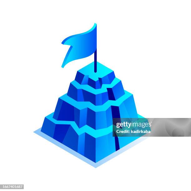 vector illustration of challenge isometric icon and three dimensional design. - rivalry stock illustrations