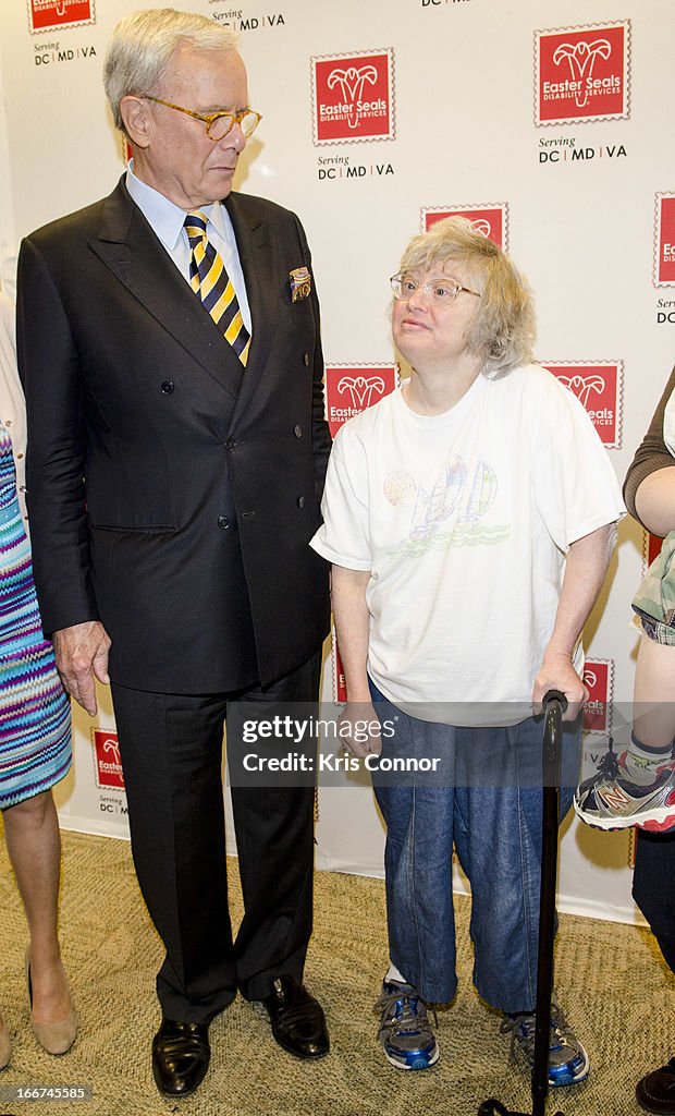 Colleen Ruppert Tom Brokaw and Colleen Ruppert pose for a photo during a tour of the ...
