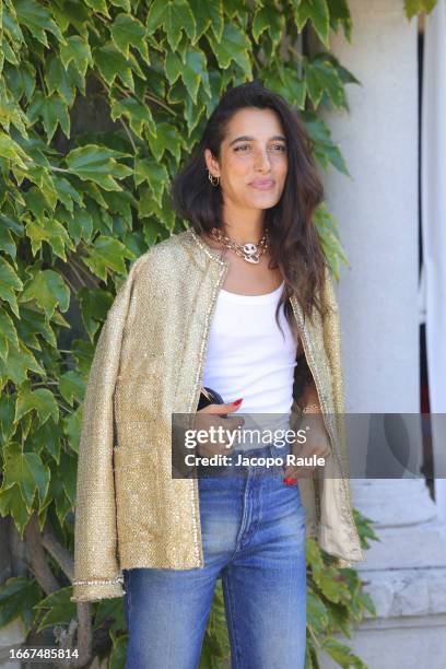 Levante is seen arriving at the 80th Venice International Film Festival 2023 on September 08, 2023 in Venice, Italy.