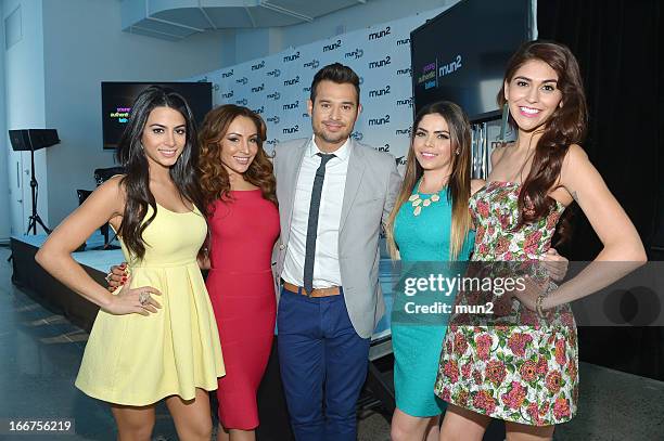 Pre-Upfront Press Conference -- Pictured: Emeraude Toubia, Silvia del Valle, Guad Venegas, Yarel Ramos, and Melissa Barrera. --