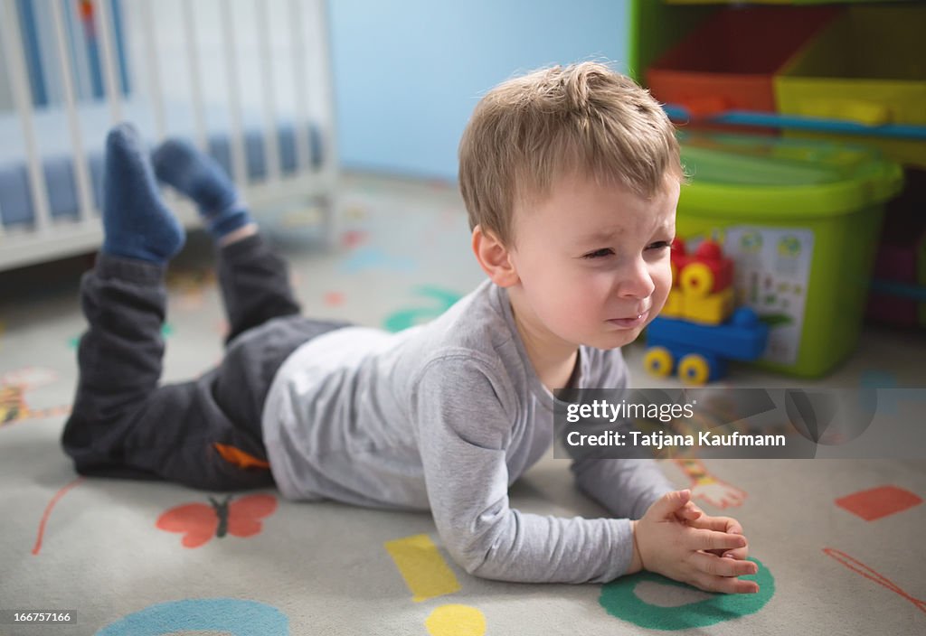 Little Boy Making A Sad Face Whining High-Res Stock Photo - Getty Images