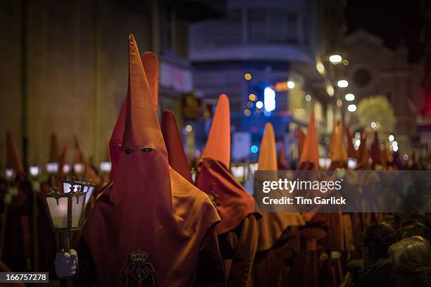 semana santa, murcia, spain - holy week stock pictures, royalty-free photos & images