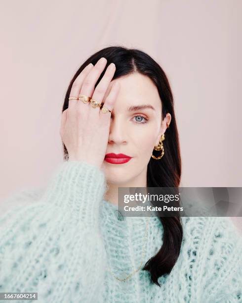 Comedian, actor and writer Aisling Bea is photographed for the Telegraph in London on May 10, 2023 in London, England.