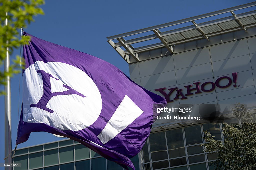 Views Of Yahoo! Inc. Headquarters Ahead Of Earns