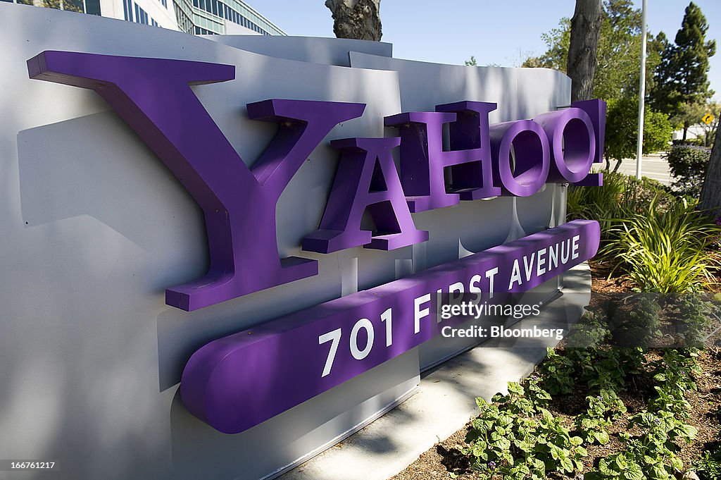 Views Of Yahoo! Inc. Headquarters Ahead Of Earns