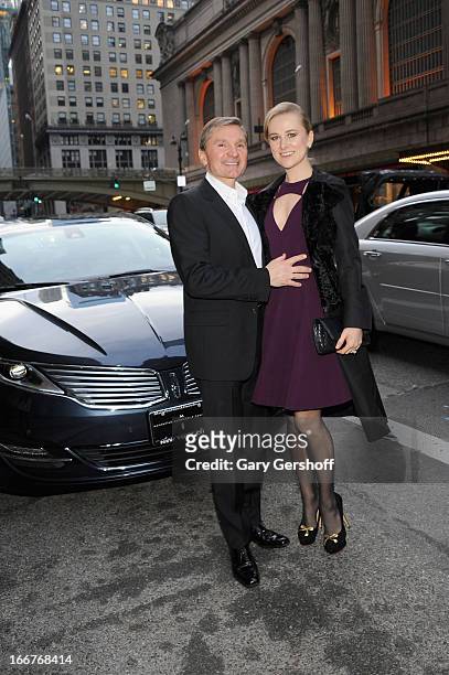 Gary Flom and Svitlana Flom attend the Manhattan Lincoln Drives Guests To City Harvest Gala on April 16, 2013 in New York City.